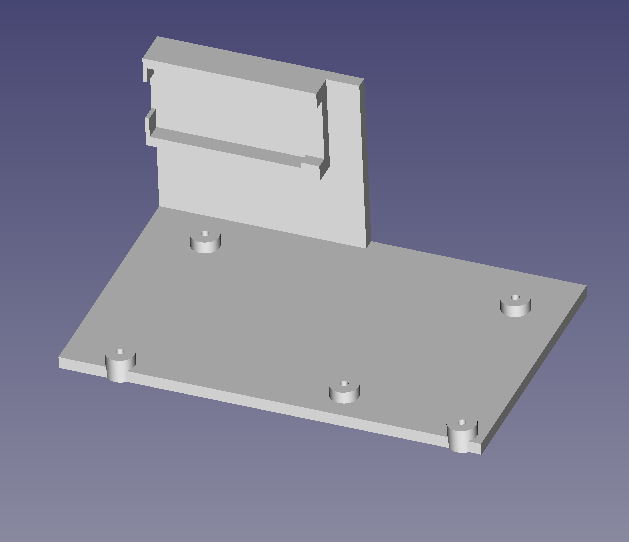 CAD Design of Arduino Mount